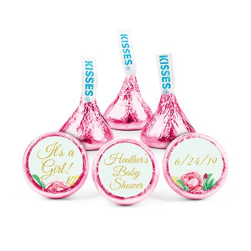 Personalized Baby Shower Flowers Hershey's Kisses