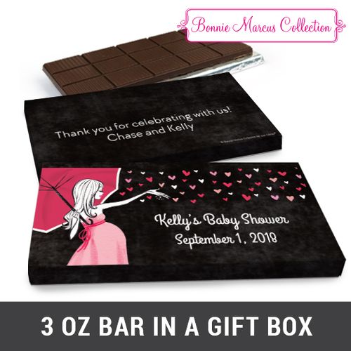 Deluxe Personalized Sprinkling Chocolate Bar in Gift Box (3oz Bar)