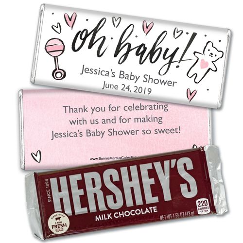Baby Shower Personalized Chocolate Bar Favors