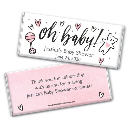 Personalized Bonnie Marcus Baby Shower Icons Chocolate Bar