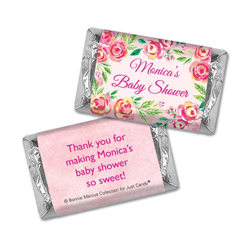 Personalized Bonnie Marcus Baby Shower Spring Baby Hershey's Miniatures Wrappers