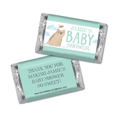 Personalized Bonnie Marcus Baby Shower Baby Bear Hershey's Miniatures