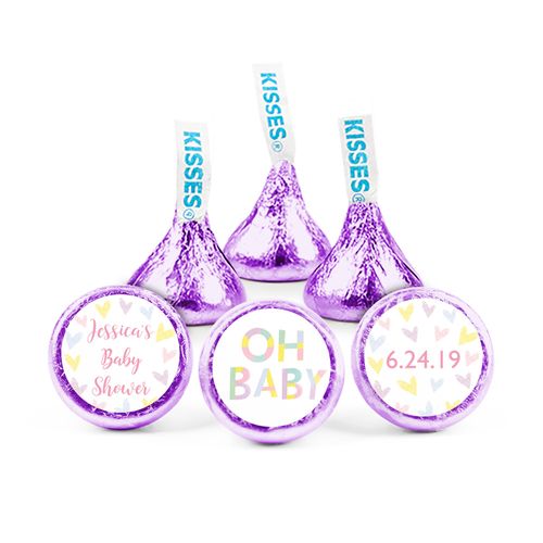 Personalized Baby Shower Pastel Hershey's Kisses