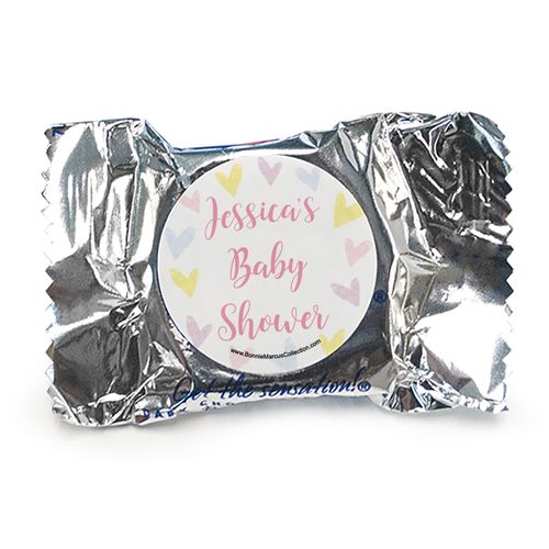 Personalized Bonnie Marcus Pastel Baby Shower York Peppermint Patties