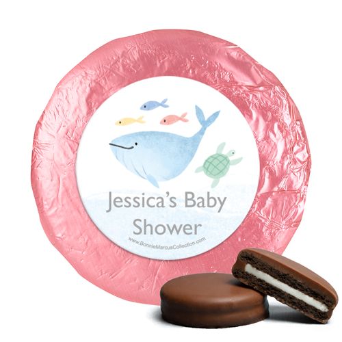 Personalized Bonnie Marcus Under the Sea Baby Shower Milk Chocolate Covered Oreos