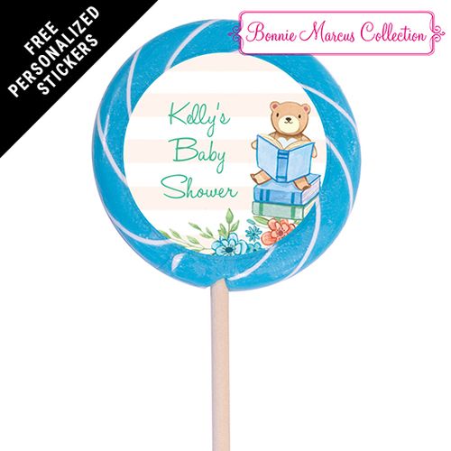 Bonnie Marcus Collection Personalized 3" Swirly Pop - Favors Story Time(12 Pack)