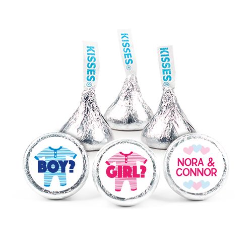 Personalized Baby Shower Onesies Hershey's Kisses