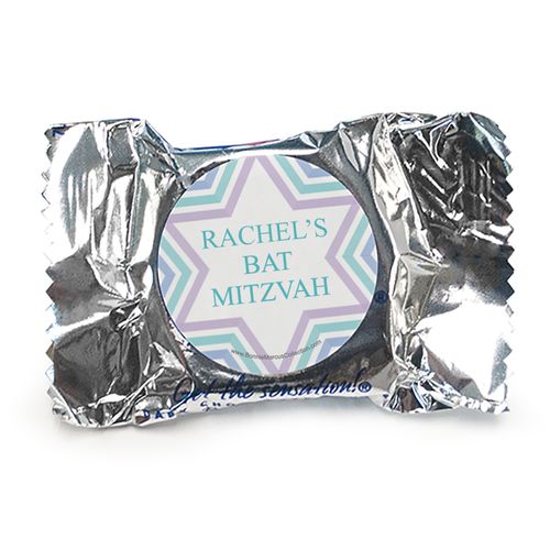 Personalized Bonnie Marcus Bat Mitzvah Traditional Stripes York Peppermint Patties