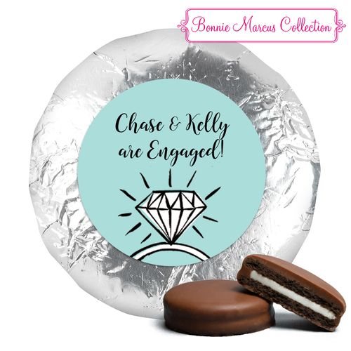 Bada Bling Engagement Favors Milk Chocolate Drenched Oreo Assembled