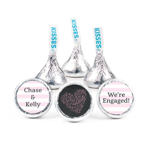 Whispering Heart Engagement 3/4" Sticker (108 Stickers)