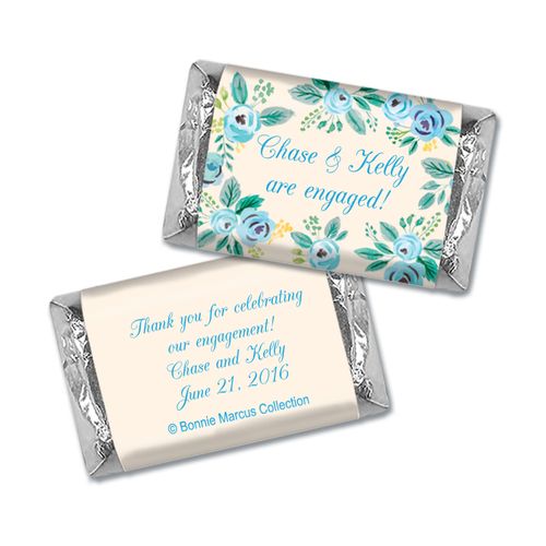 Here's Something Blue Engagement Personalized Miniature Wrappers