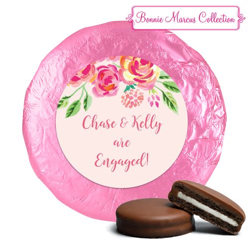 In the Pink Engagement Favors Milk Chocolate Drenched Oreo Assembled