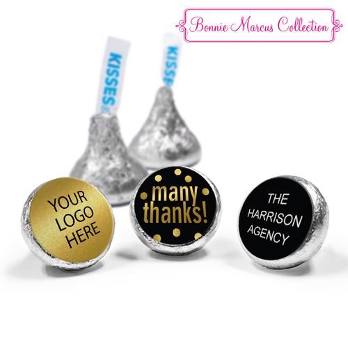 Personalized Many Thanks Business Hershey's Kisses