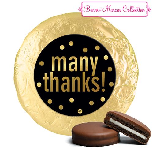 Personalized Bonnie Marcus Many Thanks Business Chocolate Covered Oreos