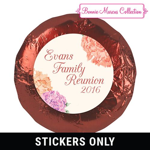 Blooming Joy Family Reunion Favors 1.25in Stickers