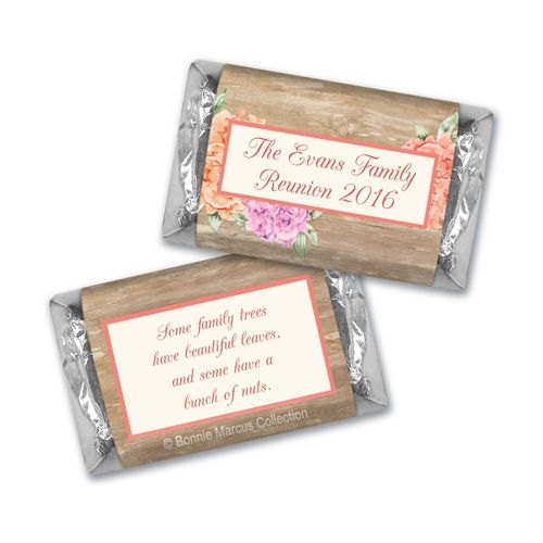 Bonnie Marcus Collection Chocolate Candy Bar and Wrapper Blooming Joy Family Reunion Favor