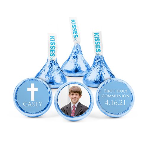 Personalized Boy First Communion Religious Symbols Hershey's Kisses