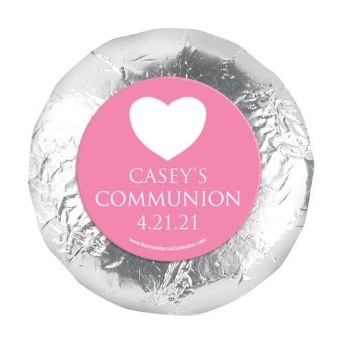 Personalized 1.25" Stickers - Girl First Communion Religious Symbols (48 Stickers)