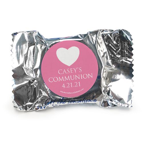 Personalized York Peppermint Patties - Girl First Communion Religious Symbols
