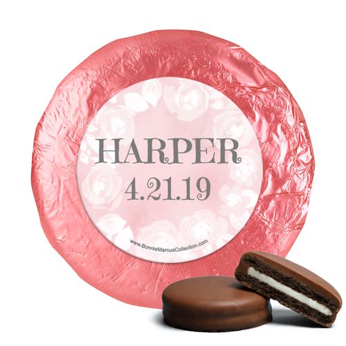 Personalized Girl First Communion Darling Roses Chocolate Covered Oreos