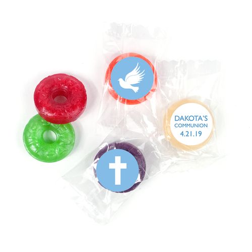 Personalized Life Savers 5 Flavor Hard Candy - Boy First Communion Religious Icons