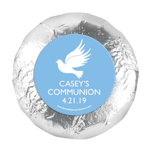 Personalized 1.25" Stickers - Boy First Communion Religious Icons (48 Stickers)