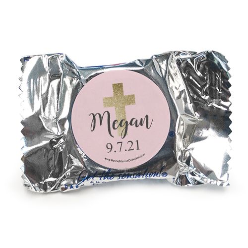 Personalized York Peppermint Patties - Girl First Communion Shimmering Cross