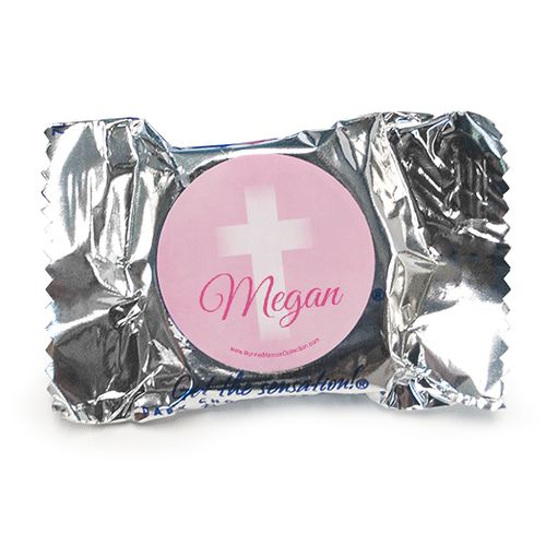 Personalized York Peppermint Patties - Girl First Communion Faded Cross