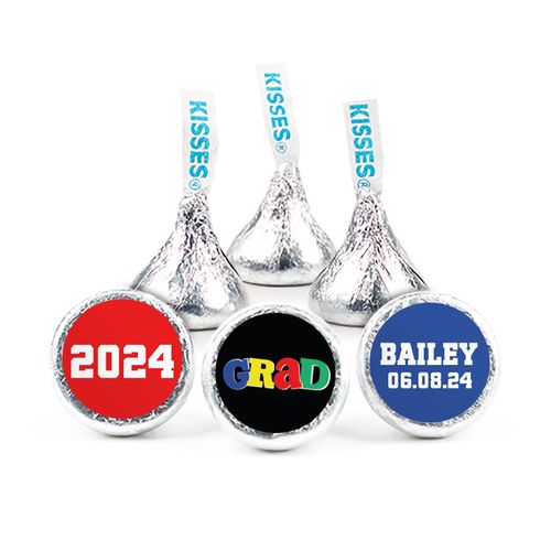 Personalized Bonnie Marcus Collection Colorful Graduation Hershey's Kisses