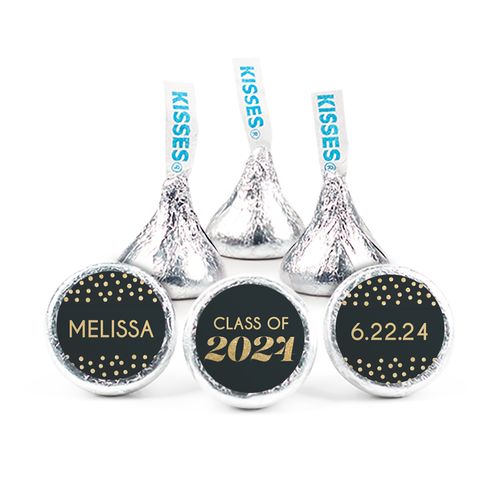 Personalized Graduation Year of Glitter Hershey's Kisses