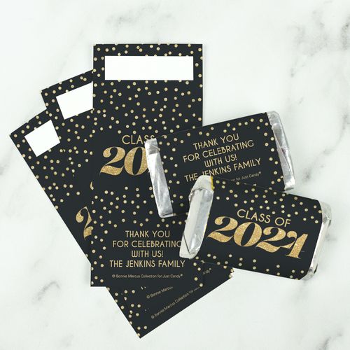 Personalized Bonnie Marcus Year of Glitter Graduation Mini Wrappers