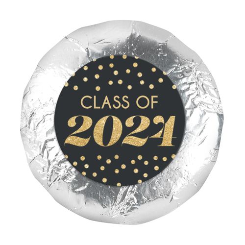 Personalized Bonnie Marcus Year of Glitter Graduation 1.25" Stickers (48 Stickers)