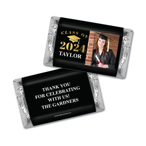 Personalized Bonnie Marcus Graduation Gold Hershey's Miniatures
