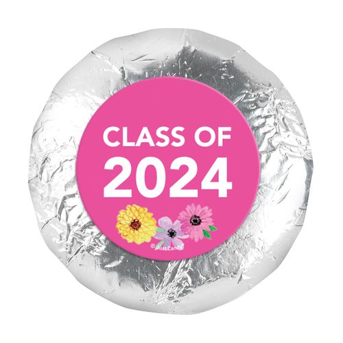 Personalized 1.25" Stickers - Bonnie Marcus Blossoming Graduation (48 Stickers)