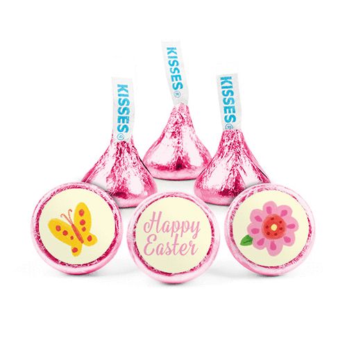 Personalized Bonnie Marcus Easter Spring Flowers Hershey's Kisses