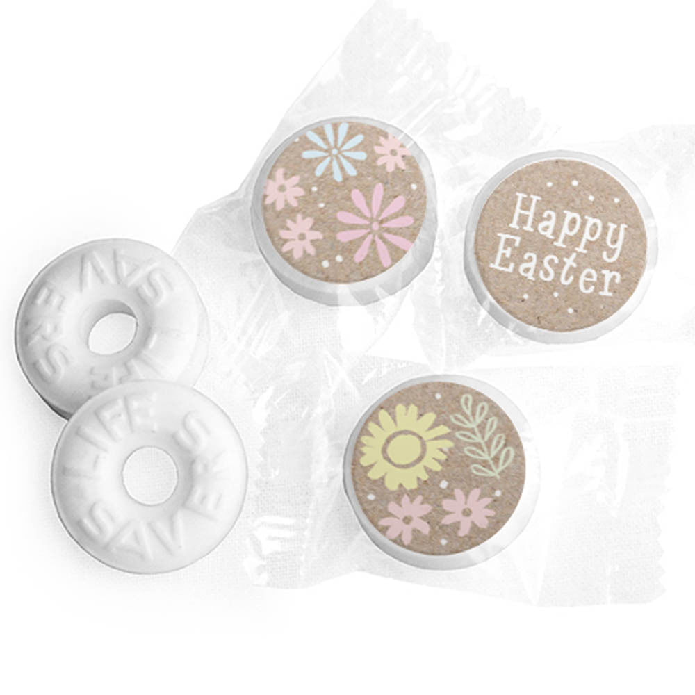 Bonnie Marcus Collection Easter Pastel Flowers Life Savers Mints Assembled