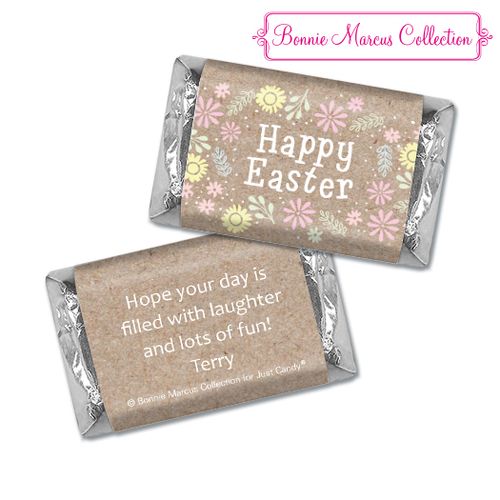 Bonnie Marcus Collection Easter Pastel Flowers Hershey's Assembled
