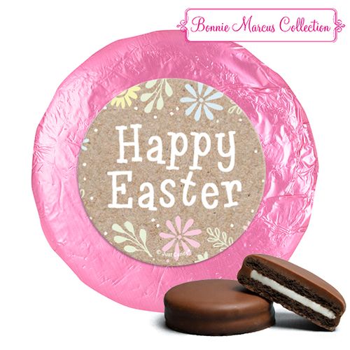 Bonnie Marcus Collection Easter Pastel Flowers Milk Chocolate Covered Oreos