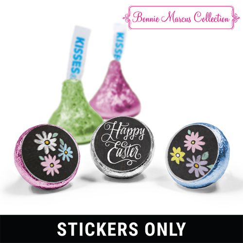 Bonnie Marcus Collection Happy Easter Script 3/4" Sticker (108 Stickers)
