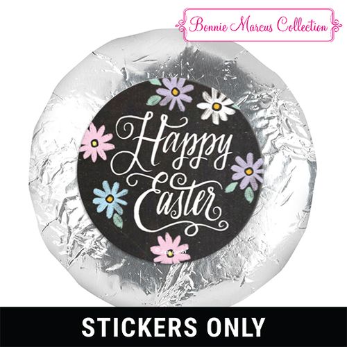 Bonnie Marcus Collection Happy Easter Script 1.25" Stickers (48 Stickers)