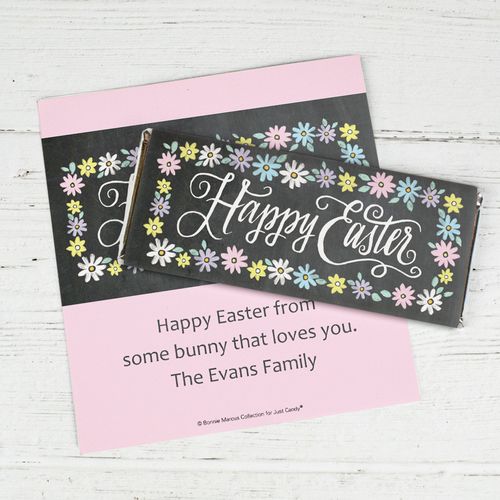 Bonnie Marcus Collection Happy Easter Script Chocolate Bar Wrappers