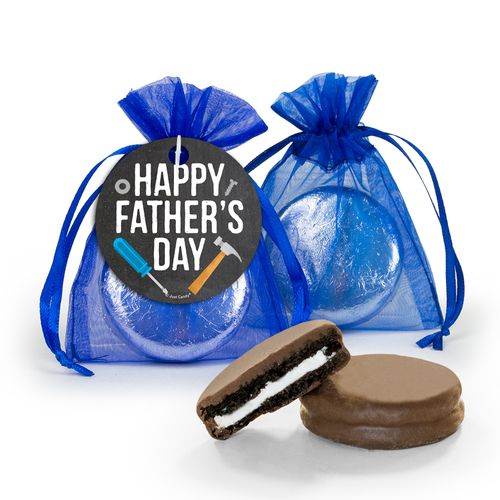 Bonnie Marcus Father's Day Tools Milk Chocolate Covered Oreo in Organza Bags with Gift Tag