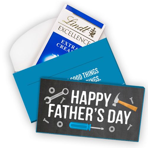 Deluxe Personalized Father's Day Lindt Chocolate Bars (3.5oz)