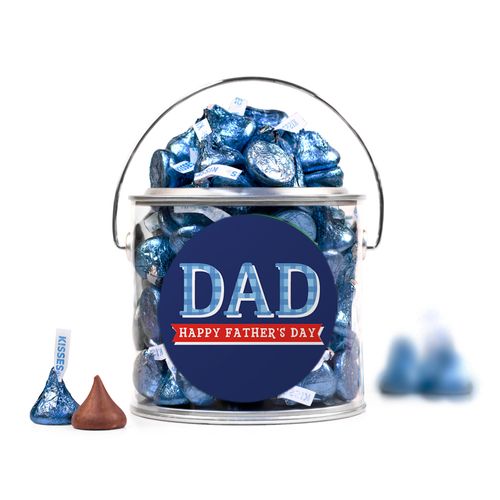 Bonnie Marcus Collection Plaid Father's Day Paint Can with Sticker