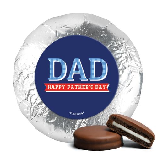Bonnie Marcus Collection Father's Day Plaid Milk Chocolate Covered Oreos