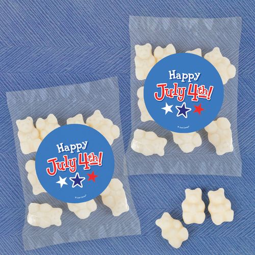 Happy 4th of July Candy Bags with Gummi Bears