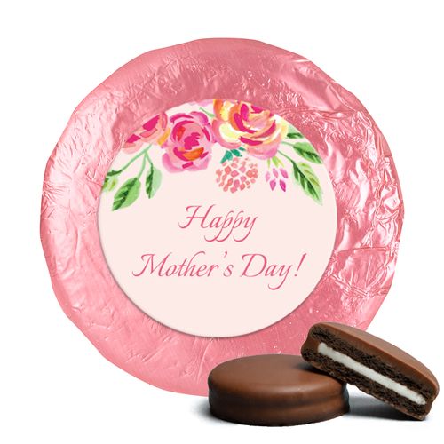 In the Pink Mother's Day Favors Milk Chocolate Covered Oreo Assembled