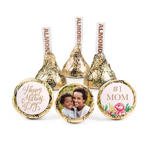 Personalized Bonnie Marcus Mother's Day Stripes Hershey's Kisses