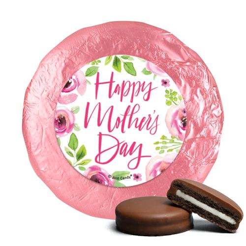 Personalized Milk Chocolate Covered Oreos - Bonnie Marcus Mother's Day Pink Floral