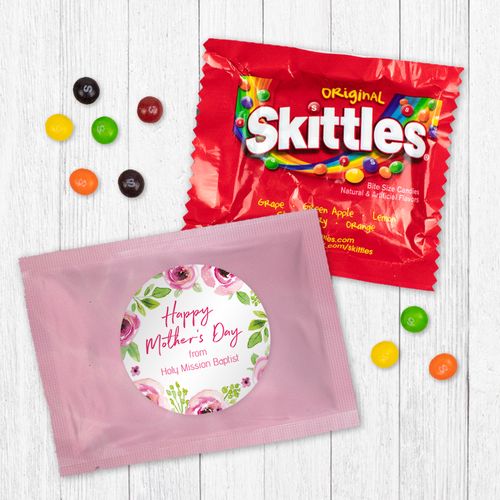Personalized Bonnie Marcus Mother's Day Pink Floral - Skittles